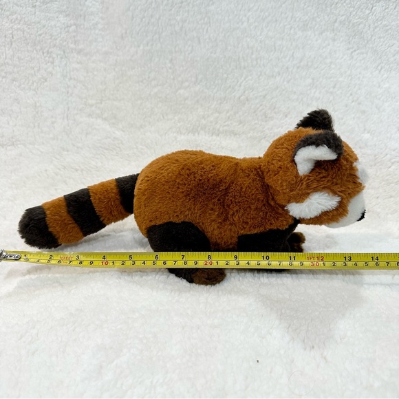Eco Nation Aurora Red Panda 14” Realistic Embroidered Eyes Plush Stuffed Animal - Picture 8 of 9